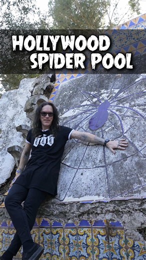 We Found The Abandoned Spider Pool in Hollywood. Watch the full video on YouTube. #hollywood #abandoned #pinup #pinupgirl #history
