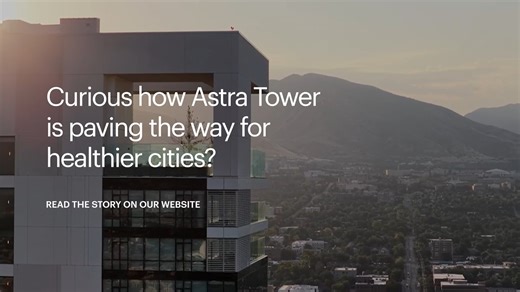 Did you know Salt Lake City ranks among the worst cities for air quality in the U.S.? This pollution impacts health, daily life and even future generations. At HKS, we believe architecture can help solve today’s biggest challenges. Astra Tower – the tallest building in Utah – is designed to improve air quality, promote wellness and raise awareness about air pollution. Through advanced design, smart systems and a striking LED crown that monitors air quality in real-time, the tower is transforming
