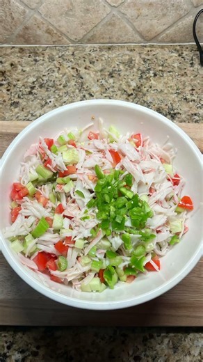 Ceviche de Surimi (imitación jaiba) fresco y delicioso #surimi #imitacionjaiba#comidacasera #food