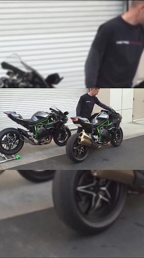Kawasaki H2 vs H2R: Sound Comparison and Speed Test