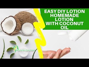 Easy DIY Homemade Lotion With Coconut Oil - How To Make Lotion Without Beeswax