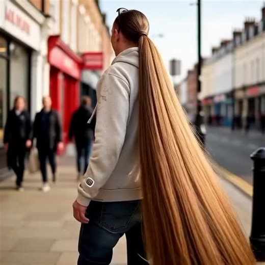 Longest Ponytail Ever Seen on a Man