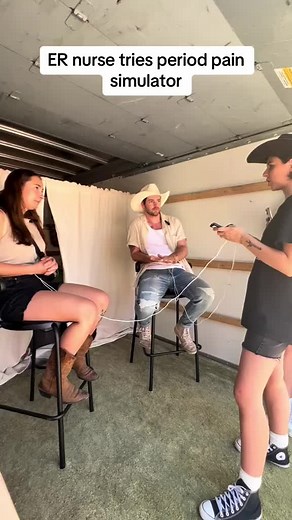 Nurse tries our period cramp simulator Period Pulse #fyp #periodcramps #periodsimultor #period #tiktokshop #real #pain Credit: getsomedays