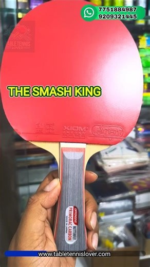 Butterfly Primorac Carbon Ready Bat with Omega IV Pro Both Sides Power Spin Beast