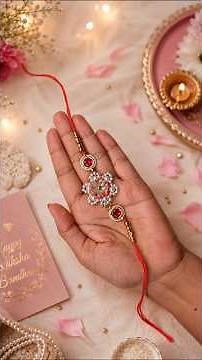 DIY Pearl Flower Rakhi 🌸 | Easy Handmade Raksha Bandhan Rakhi Tutorial | Beautiful Rakhi Making