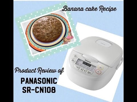 Baking Banana Cake using Panasonic Rice Cooker