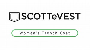 Watch Women's Trench Coat - SCOTTeVEST Video Descriptions on Amazon Live