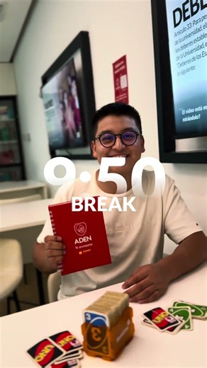 Así es un día en ADEN con nuestro estudiante de Intercambio, Ossiel 📓🇲🇽