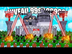 Build a Level 999999 Zombie Defense Base in Roblox