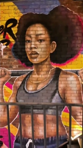 Graffiti Wall Art | Spray Paint Mural Process #Shorts