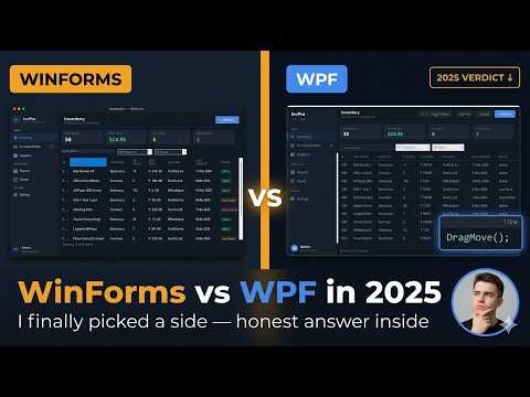 WinForms vs WPF in 2026 — I Finally Picked a Side (Honest Answer)