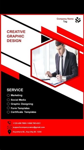 sample poster template design