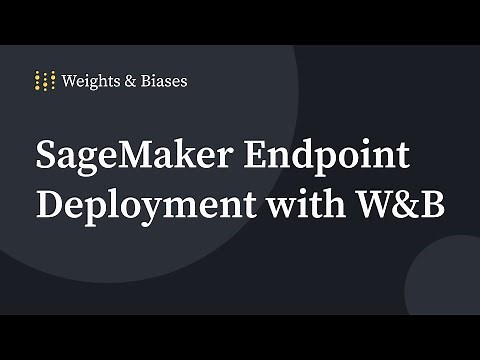 Automate Model Deployment to SageMaker Endpoints with W&B