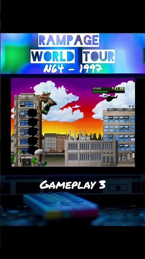Rampage World Tour N64 - 1997 Gameplay 3