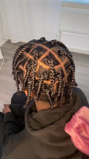 Changed man 😍 #foryoupage #boxbraids #fade #hairstyle