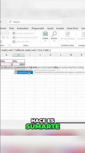 Excel: Suma vs Suma Producto (Fórmulas Matriciales)!