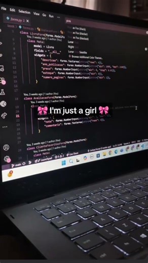 Pink VS Code Setup 💗 #VSCode #AestheticCoding #CodingSetup #TechShorts #ProgrammerLife