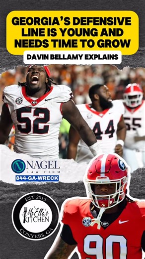Georgia’s Defensive Line Is Young and Just Needs Time To Grow!!! Davin Bellamy Explains #uga #georgiafootball | Water Boyz Show