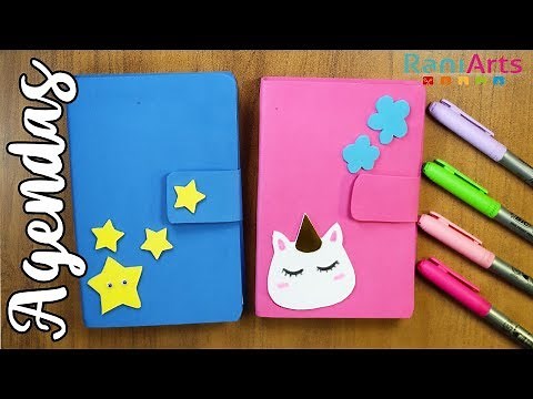 HAZ UNA AGENDA SUPER CUTE PARA ORGANIZARTE!! - DIY - FÁCIL