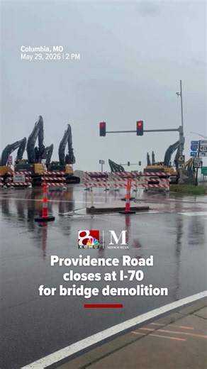 Providence Road Bridge Closure in Columbia, MO