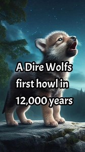 A Dire Wolf's first howl in 12,000 years! #direwolf #wolves #breakingnews #science #DNA #greywolf #extinction #ai #WatchNow #trendingpost | Paul Fortin