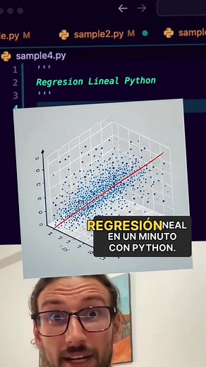 Regresión Lineal en Python en 1 Minuto