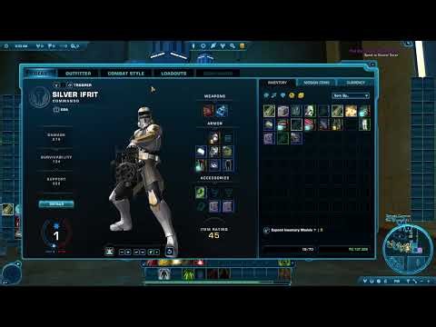 Swtor 327th clone cosplay armor sets and dye