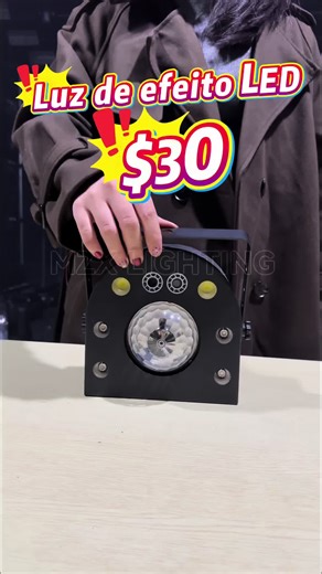 Luz de efeito LED a $30 para shows e festas