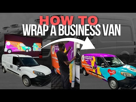 How to Wrap a Commercial Vehicle Design Graphics; Full process 1
