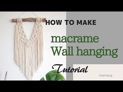 マクラメタペストリーの作り方