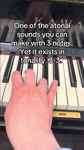 The atonal way to use three notes #musictheory #musiccomposition #musictheorylessons