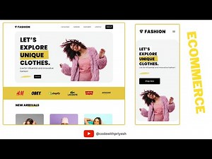 Build An Responsive Ecommerce Website Using Tailwind CSS