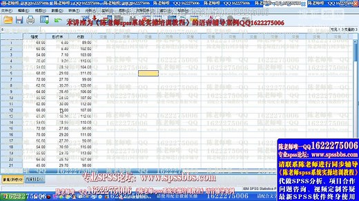 陈老师spss数据分析视频教程之spss概率单位Probit回归模型讲解分析