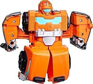 Transformers Rescue Bots Academy Wedge The Construction-Bot Converting Toy, 4.5-Inch Action Figure, Kids Ages 3 and Up