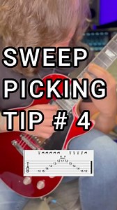 Sweep picking tip for guitar. Not anchoring your picking hand will allow you to play 6 string sweeps. #sweeppicking #guitar #guitarist #guitarplayer #guitarlessons #guitarsolo #guitarcover #guitarists #guitarlesson | LVL UP GTR