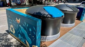 Downtown Raleigh launches new above-ground waste collection system