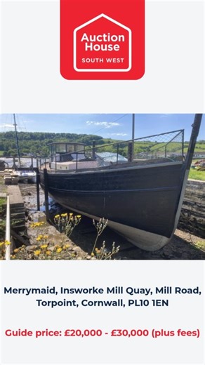 Step aboard Merrymaid, a tastefully converted, 52ft, liveaboard houseboat full of history, warmth and charm ⚓ Merrymaid started life as a fishing boat named 'Kelly' and worked in Ireland and the Isle of Man, before being tastefully transformed into a light, spacious 6-berth houseboat, now moored at picturesque Insworke Mill Quay, Millbrook, Cornwall. Don't miss this rare opportunity to own a slice of maritime heritage, perfect for those dreaming of life on the water. 💷Guide: £20,000 - £30,000 (