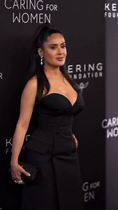 8.6K views · 179 reactions | Salma Hayek looked like a total bombshell at the Kering Foundation’s fourth annual Caring for Women Dinner in New York City. The actress was accompanied by husband François-Henri Pinault  | HELLO! | Facebook