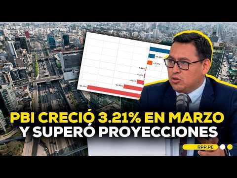 📊 ECONOMÍA PERUANA crece 3.21% en marzo y supera proyecciones pese a crisis del gas #ROTATIVARPP