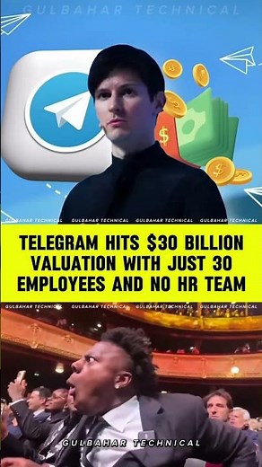 Telegram’s $30B Secret: Only 30 Employees! 💼🚀