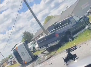 251K views · 825 reactions | TWO VEHICLE MVA Hwy 8 just before I-85 in Anderson County, SC near the Loves Travel Stop. #malarkeynews | Malarkey_News | Facebook