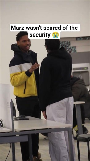 Marz wasnt scared of the security 😭 #viral #funny #comedy #relatable #explorepage #skits #luvmarz