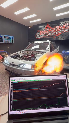 Makddy, a Holden Commodore VL with a Mack RB32 Drag Engine produces over 2700 rear wheel horsepower at 11000 rpm when the ring gear comes apart on the flywheel on the Mainline DynoLog Dynamometers at Alex Birrong’s Birrong Automotive in Sydney, Australia. Full length documentary on YouTube and I got to star in it!!! Link in comments #turbolife #nissan #dragrace #RBTheWorld Precision Turbo & Engine Atomizer Fuel Systems Motec Systems USA M&MTransmission Platinum Racing Products Bullet Race Engine