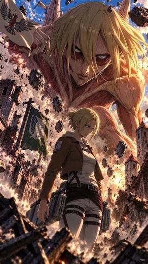 Female titan- Annie Leonhart #attackontitan #anime #aot