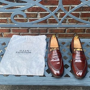 Allen Edmonds Randolph Penny Loafer in Shell Cordovan 13C