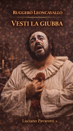 Klasik Müzik 🎶 on Instagram: "Leoncavallo’nun Pagliacci operasından “Vesti la giubba”, opera repertuvarının en trajik ve en duygusal aryalarından biridir. Bu aryanın söylendiği sahnede, palyaço Canio karakteri, eşinin ihanetinin ve yaşadığı acının içinde paramparça olur. Dramatik melodisi ve derin hüznüyle arya, duygusal olarak yıkılmış olmasına rağmen sahnede neşe maskesini takıp gösteriye devam etmek zorunda kalan karakterin ıstırabını anlatır; Canio, seyirciden acısını gizleyerek rolünü sürd