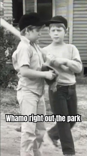 The Andy Griffith Show: Season 4 Episode 2 “The Haunted House” Opie and his friend Arnold play ball