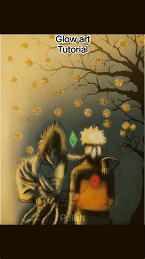 Glow art tutorial #art #shorts #glowup