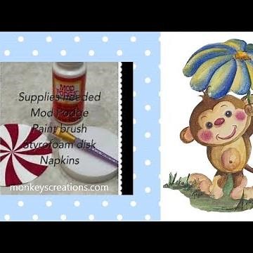 How to Make an Easy Peppermint Candy Decoration | Christmas | #homedecor