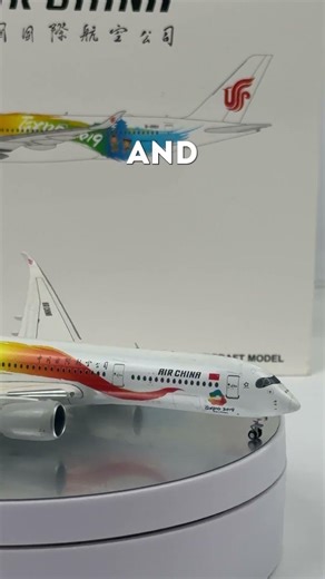 Unboxing a COLORFUL Airbus A350 Airplane Model ✈️